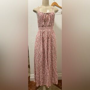J is for Justify women’s Pink Floral spring dress